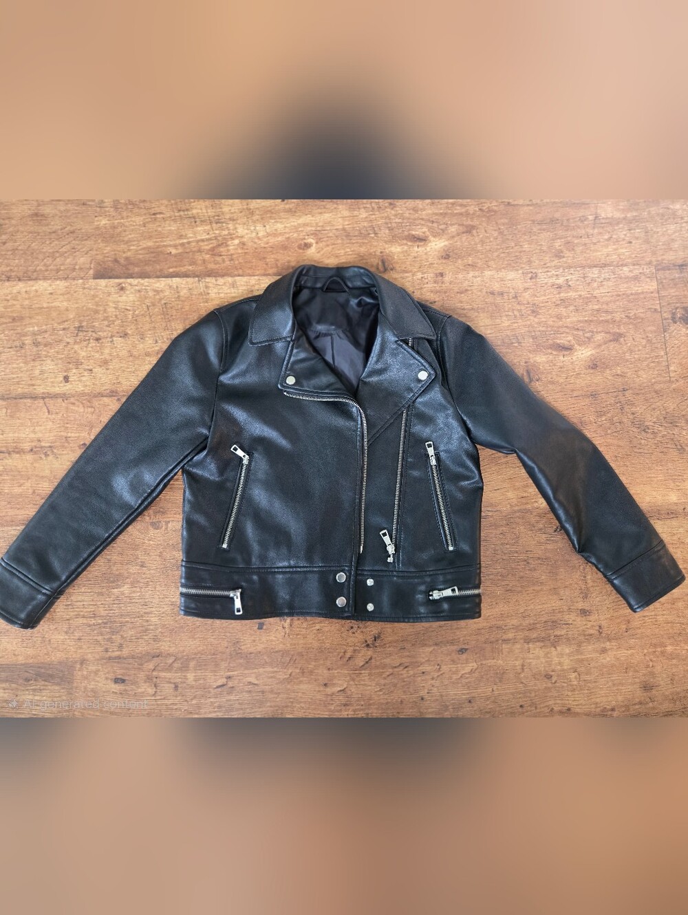 Girl's moto jacket